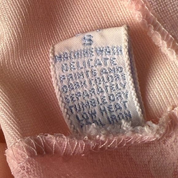 VTG Vanity Fair Powder Pink Slip Lace Dress Lingerie Pinup Boudoit - Picture 7 of 13